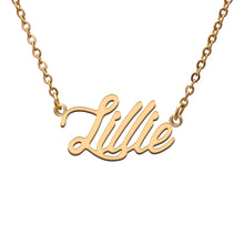 Load image into Gallery viewer, Lillie Name Necklace
