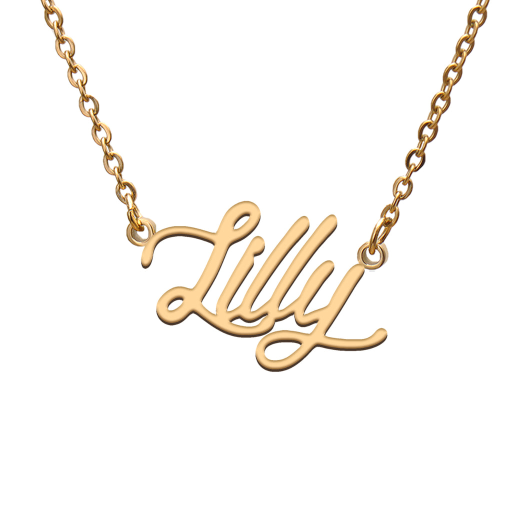 Lilly Name Necklace