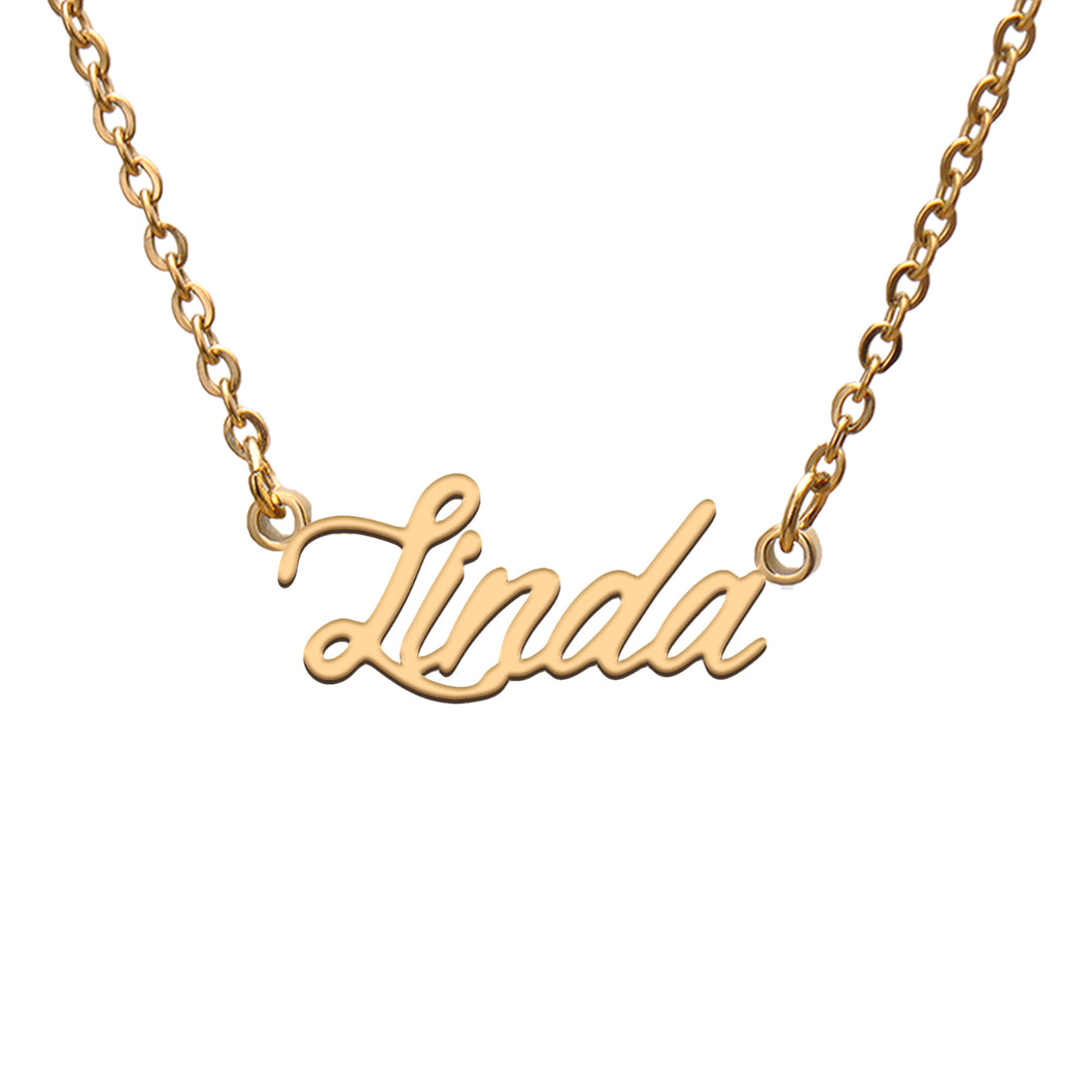 Linda Name Necklace