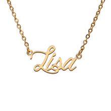 Load image into Gallery viewer, Lisa Name Necklace
