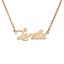 Load image into Gallery viewer, Loretta Name Necklace

