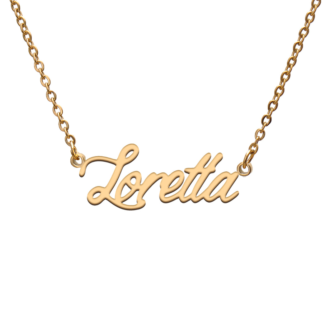 Loretta Name Necklace