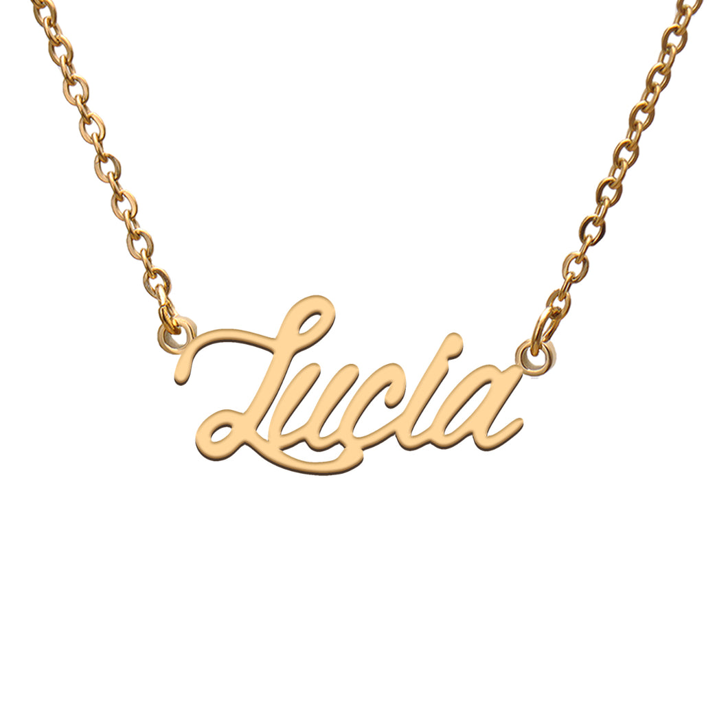 Lucia Name Necklace