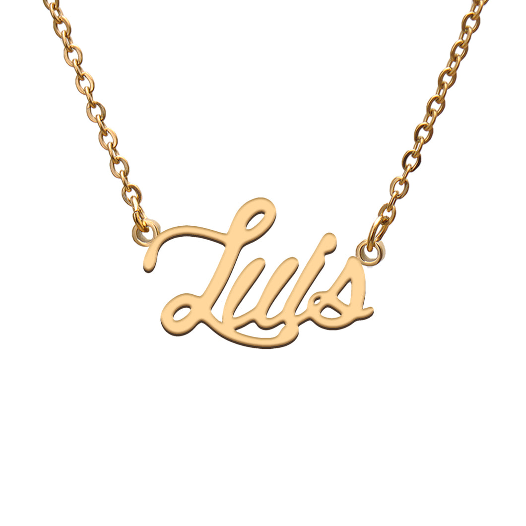 Luis Name Necklace