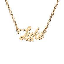 Load image into Gallery viewer, Luke Name Necklace

