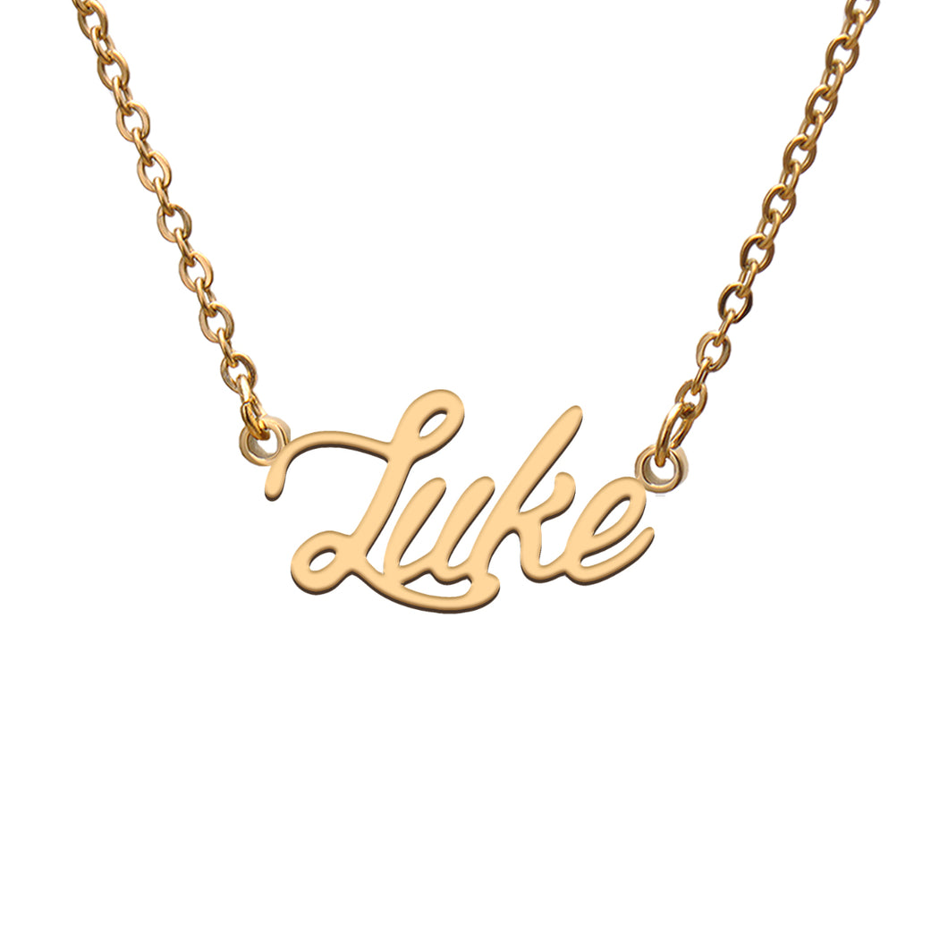 Luke Name Necklace