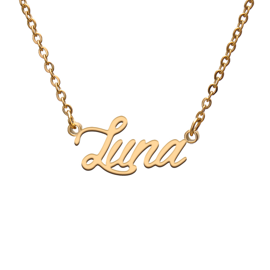 Luna Name Necklace