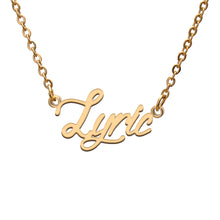 Load image into Gallery viewer, Lyric Name Necklace
