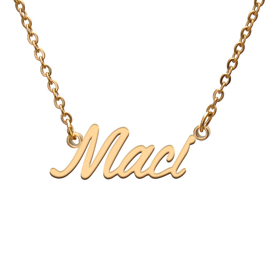 Maci Name Necklace