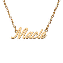 Load image into Gallery viewer, Macie Name Necklace
