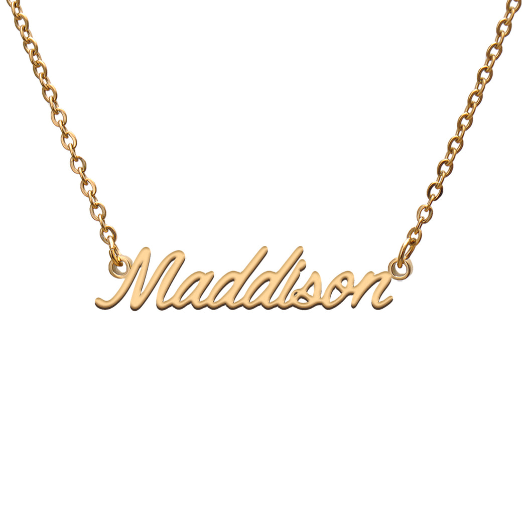 Maddison Name Necklace