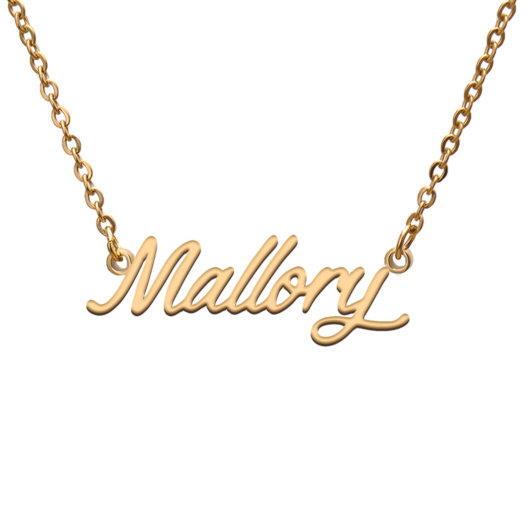 Mallory Name Necklace