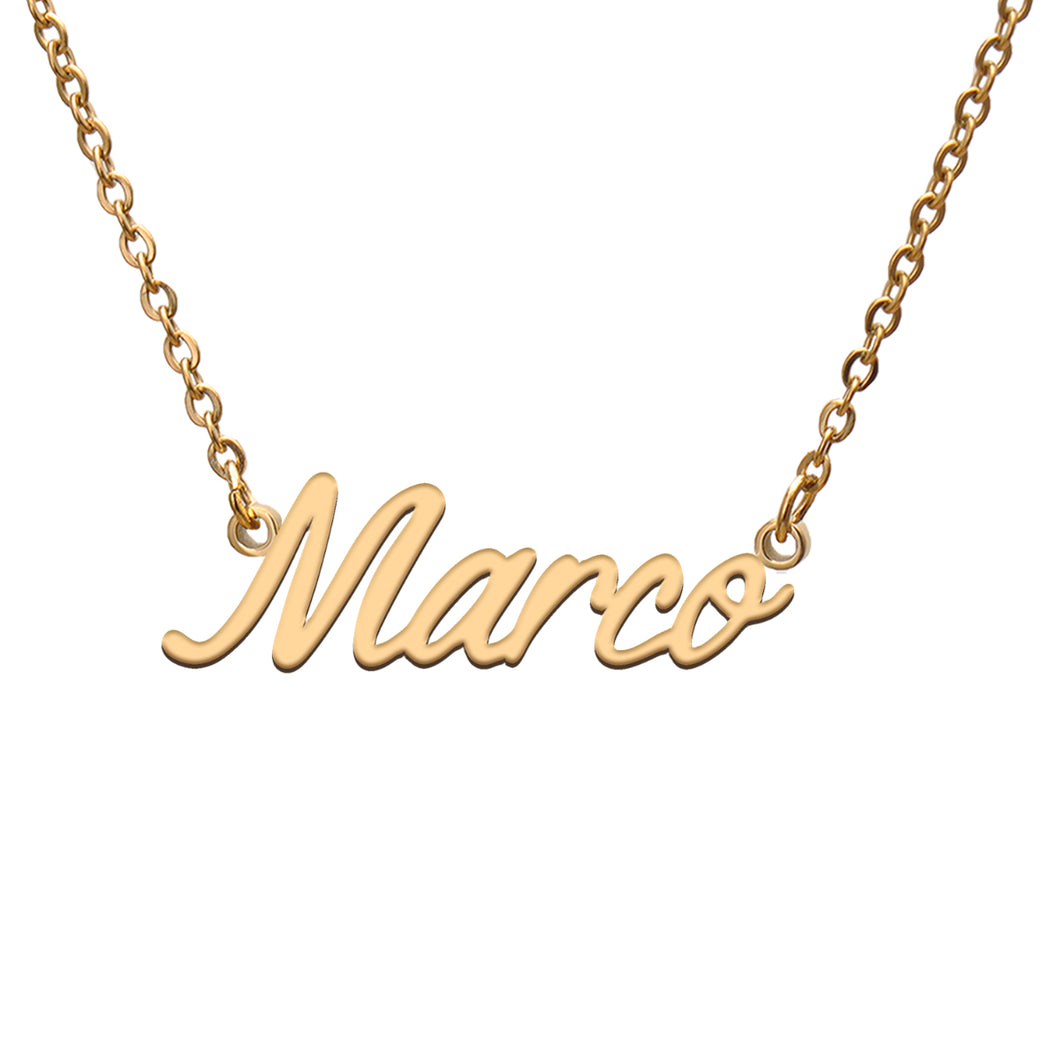 Marco Name Necklace