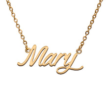 Load image into Gallery viewer, Mary Name Necklace
