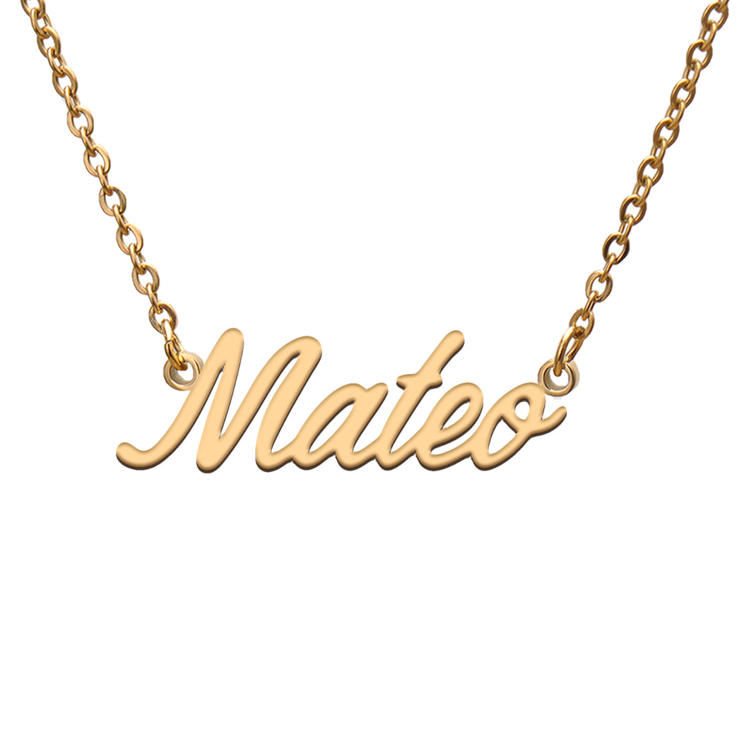 Mateo Name Necklace