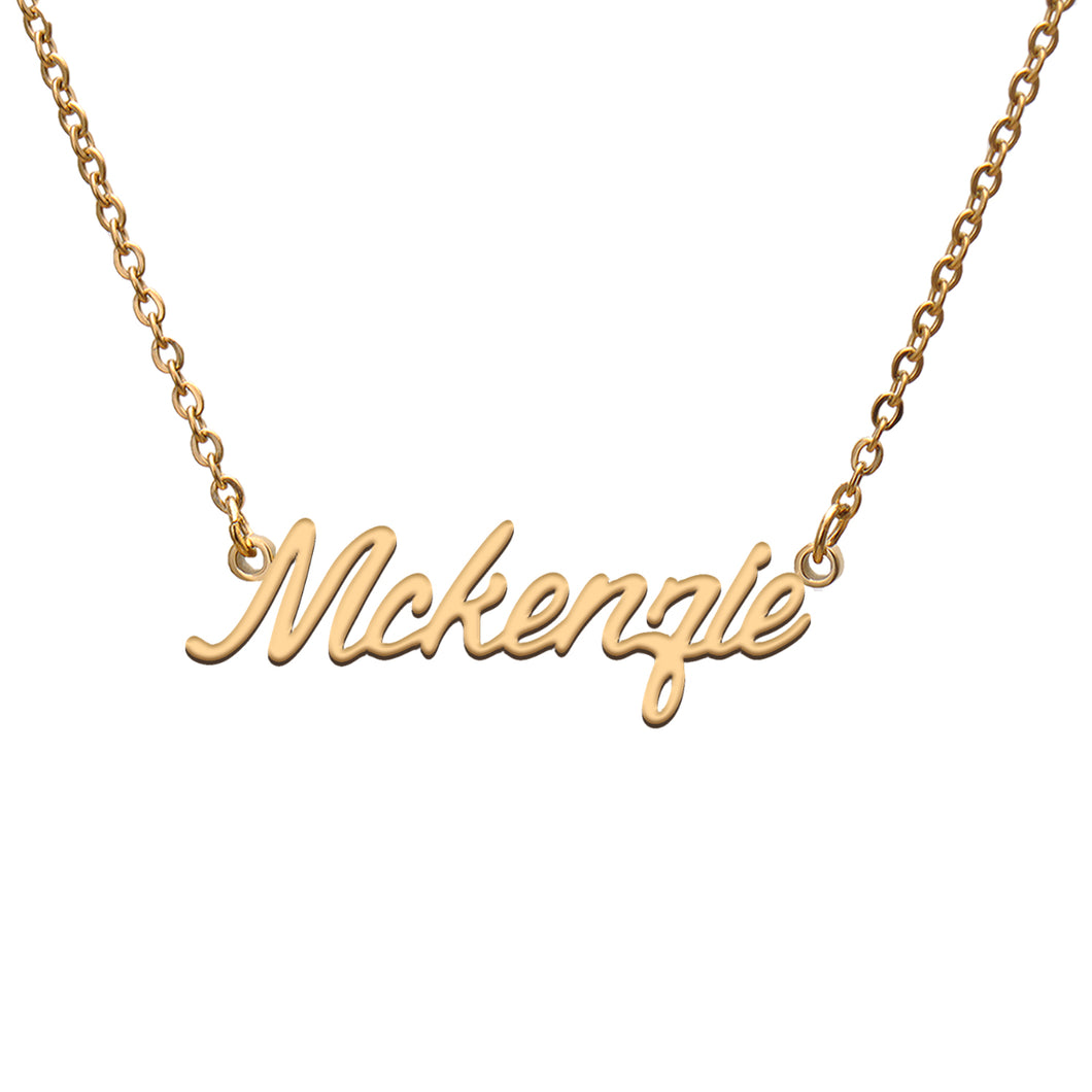 Mckenzie Name Necklace
