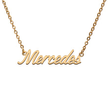 Load image into Gallery viewer, Mercedes Name Necklace
