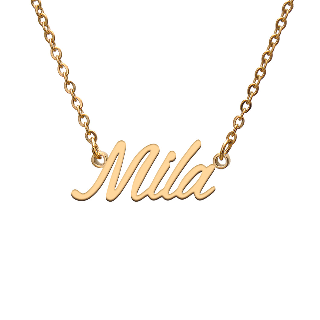 Mila Name Necklace