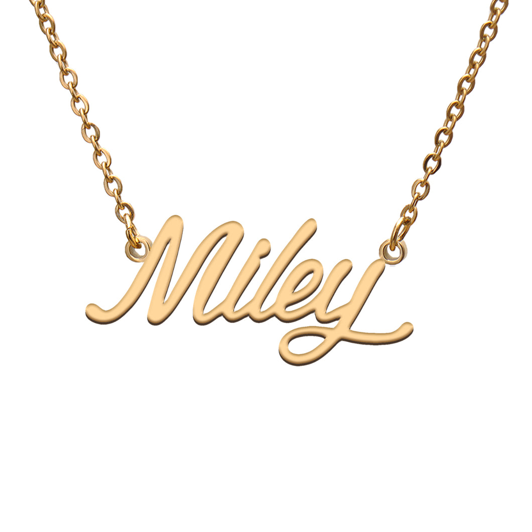 Miley Name Necklace
