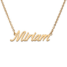 Load image into Gallery viewer, Miriam Name Necklace
