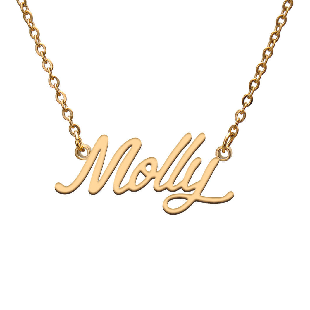 Molly Name Necklace