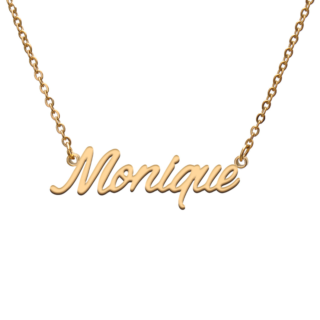 Monique Name Necklace