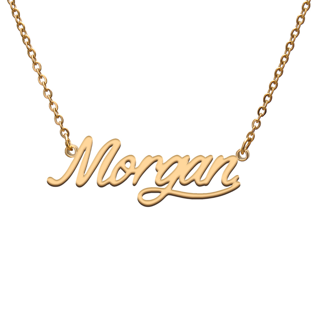 Morgan Name Necklace