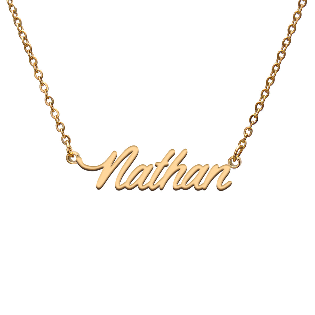 Nathan Name Necklace