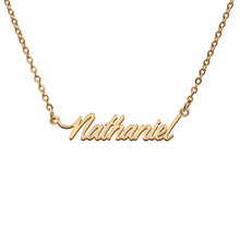 Load image into Gallery viewer, Nathaniel Name Necklace
