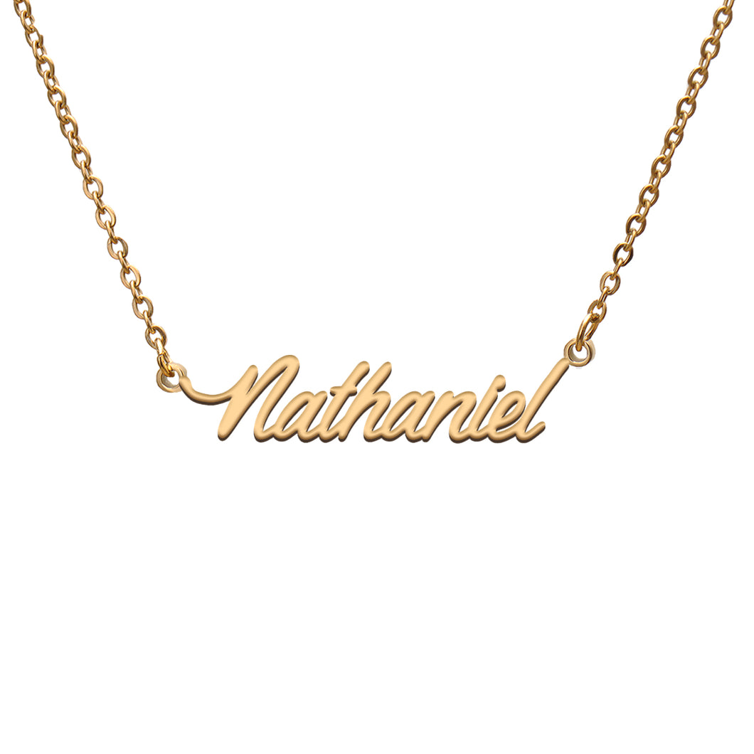 Nathaniel Name Necklace