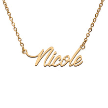 Load image into Gallery viewer, Nicole Name Necklace
