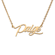 Load image into Gallery viewer, Paige Name Necklace
