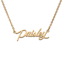 Load image into Gallery viewer, Paisley Name Necklace
