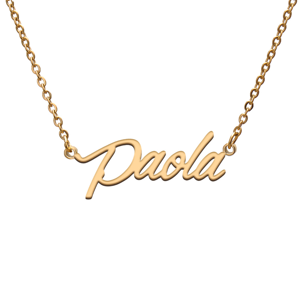 Paola Name Necklace