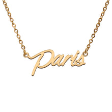 Load image into Gallery viewer, Paris Name Necklace
