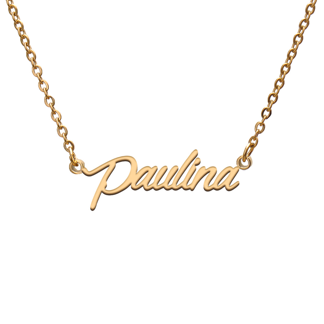 Paulina Name Necklace
