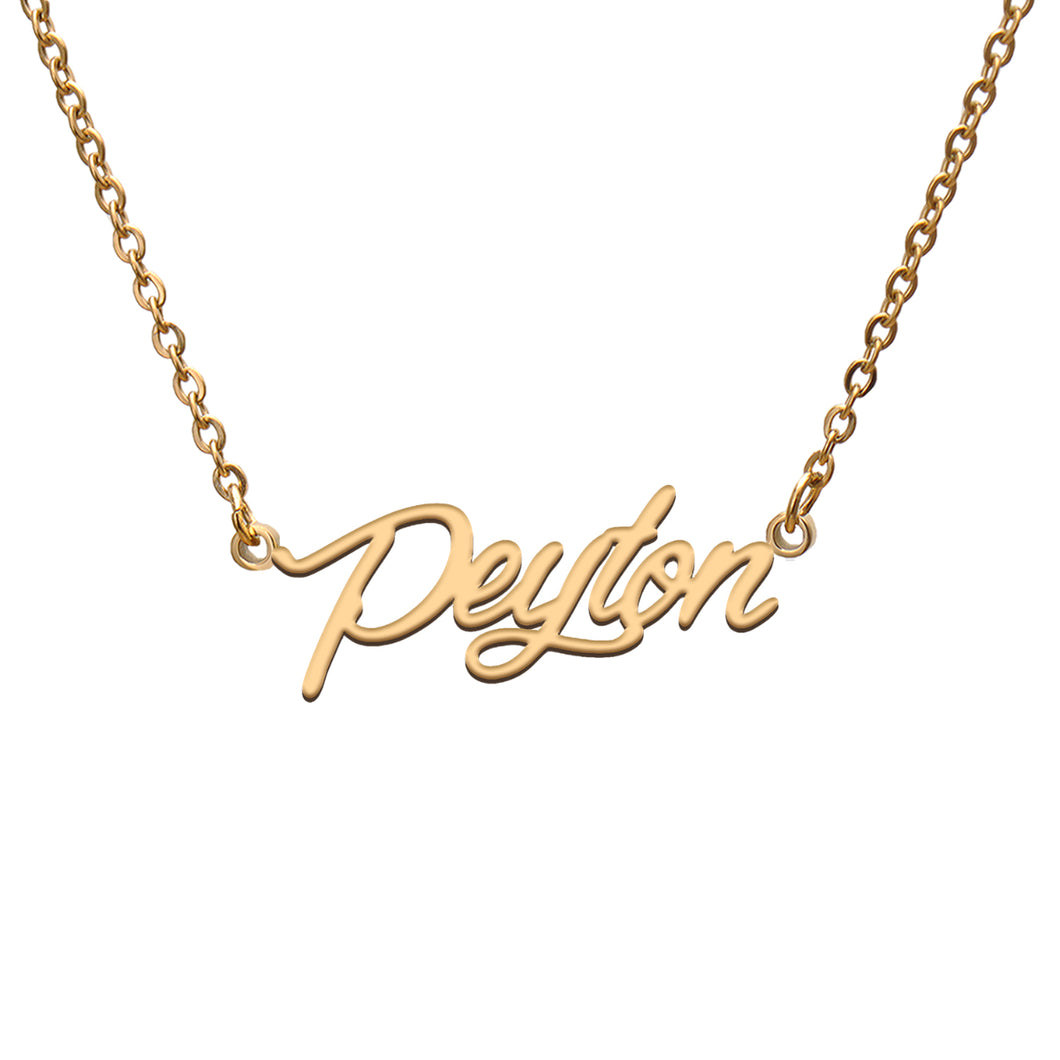 Peyton Name Necklace