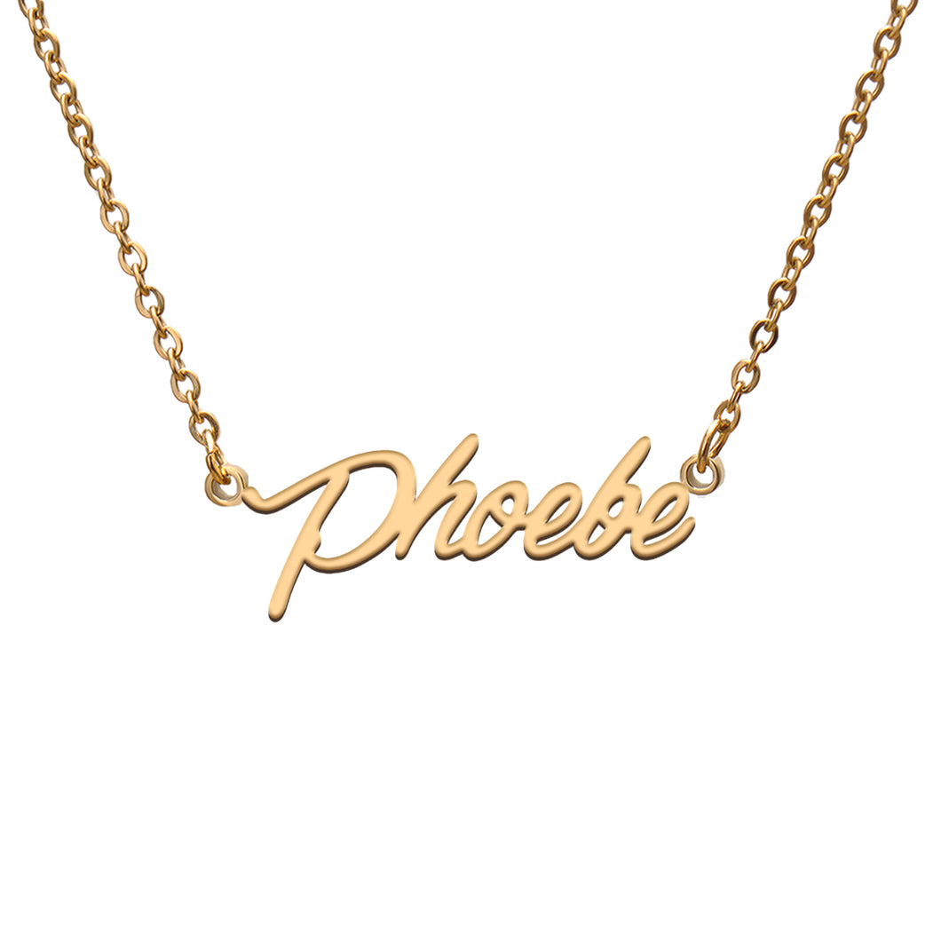 Phoebe Name Necklace