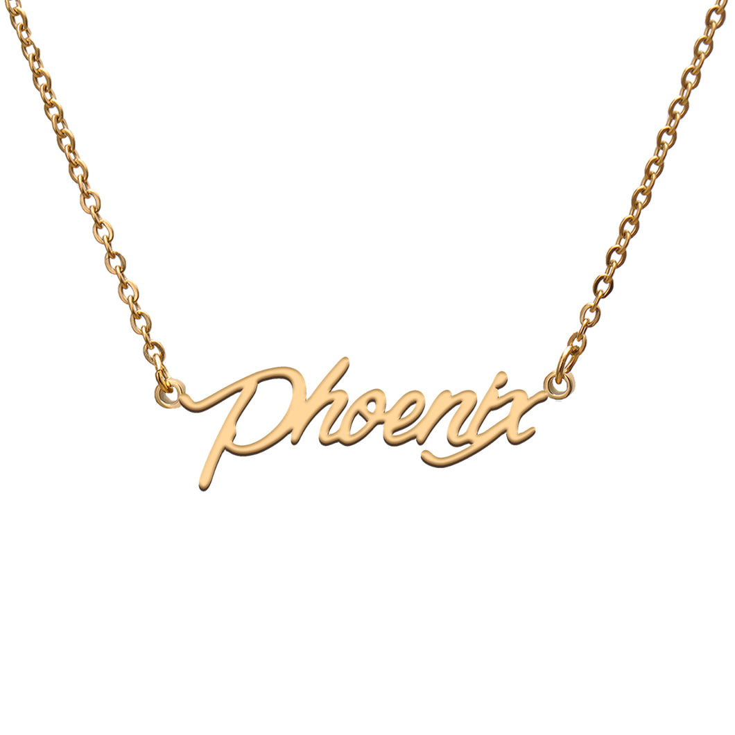 Phoenix Name Necklace