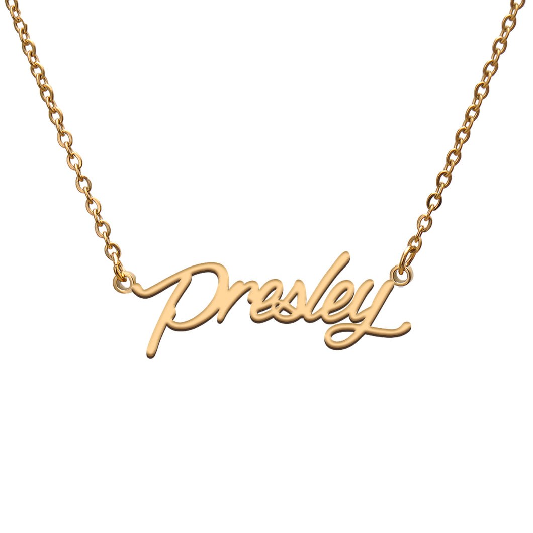 Presley Name Necklace