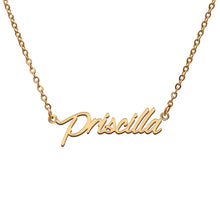 Load image into Gallery viewer, Priscilla Name Necklace
