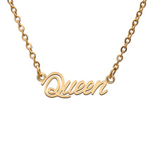 Load image into Gallery viewer, Queen Name Necklace
