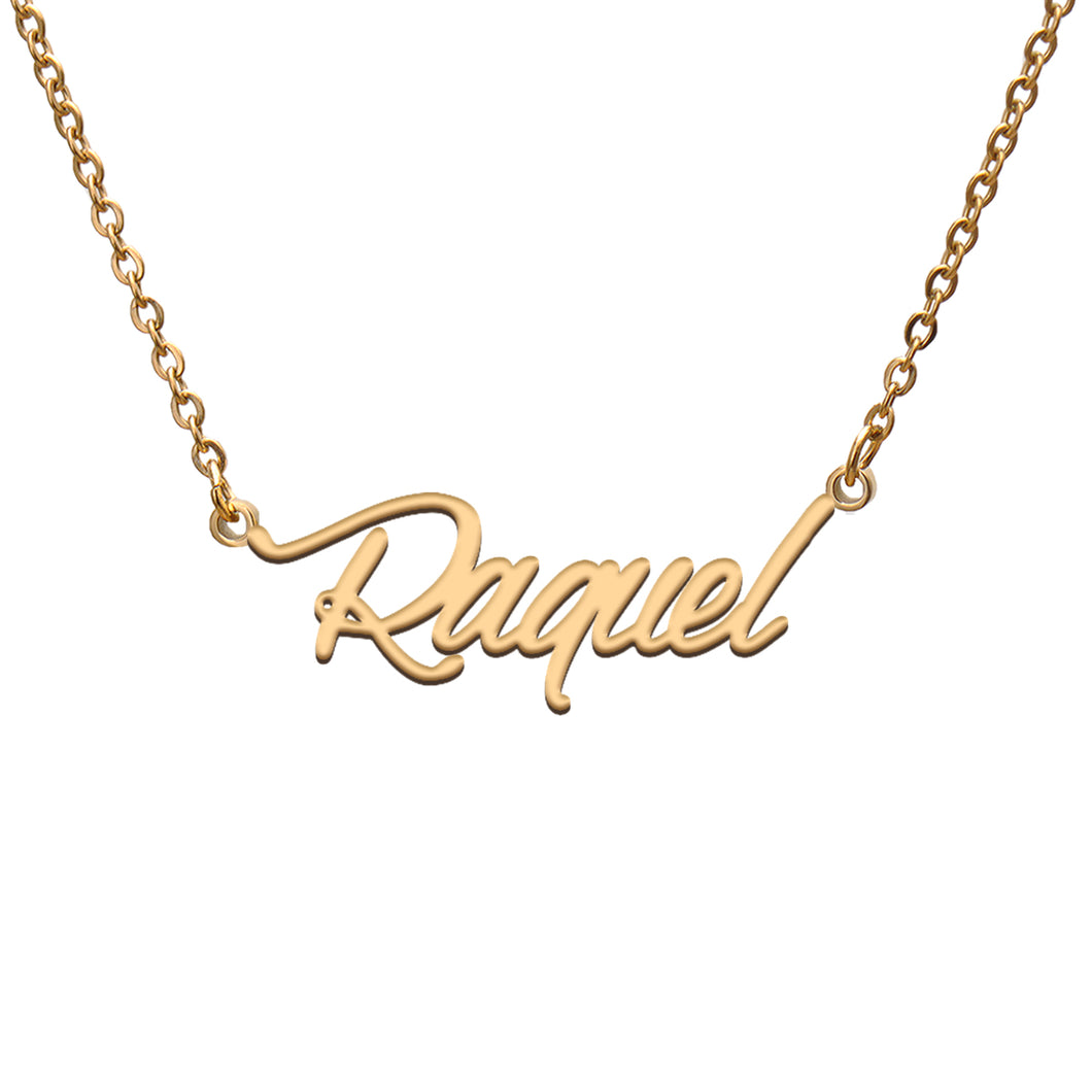Raquel Name Necklace