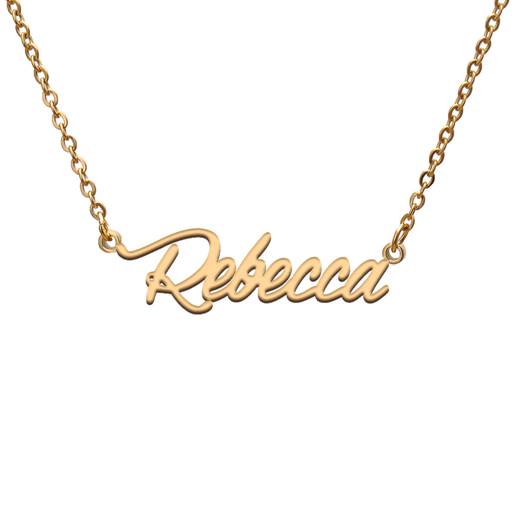 Rebecca Name Necklace