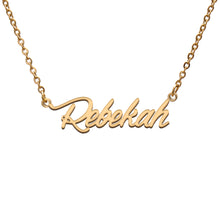 Load image into Gallery viewer, Rebekah Name Necklace
