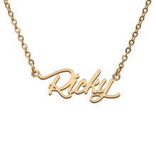 Load image into Gallery viewer, Ricky Name Necklace
