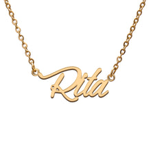 Load image into Gallery viewer, Rita Name Necklace
