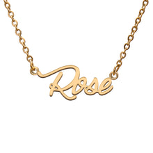 Load image into Gallery viewer, Rose Name Necklace
