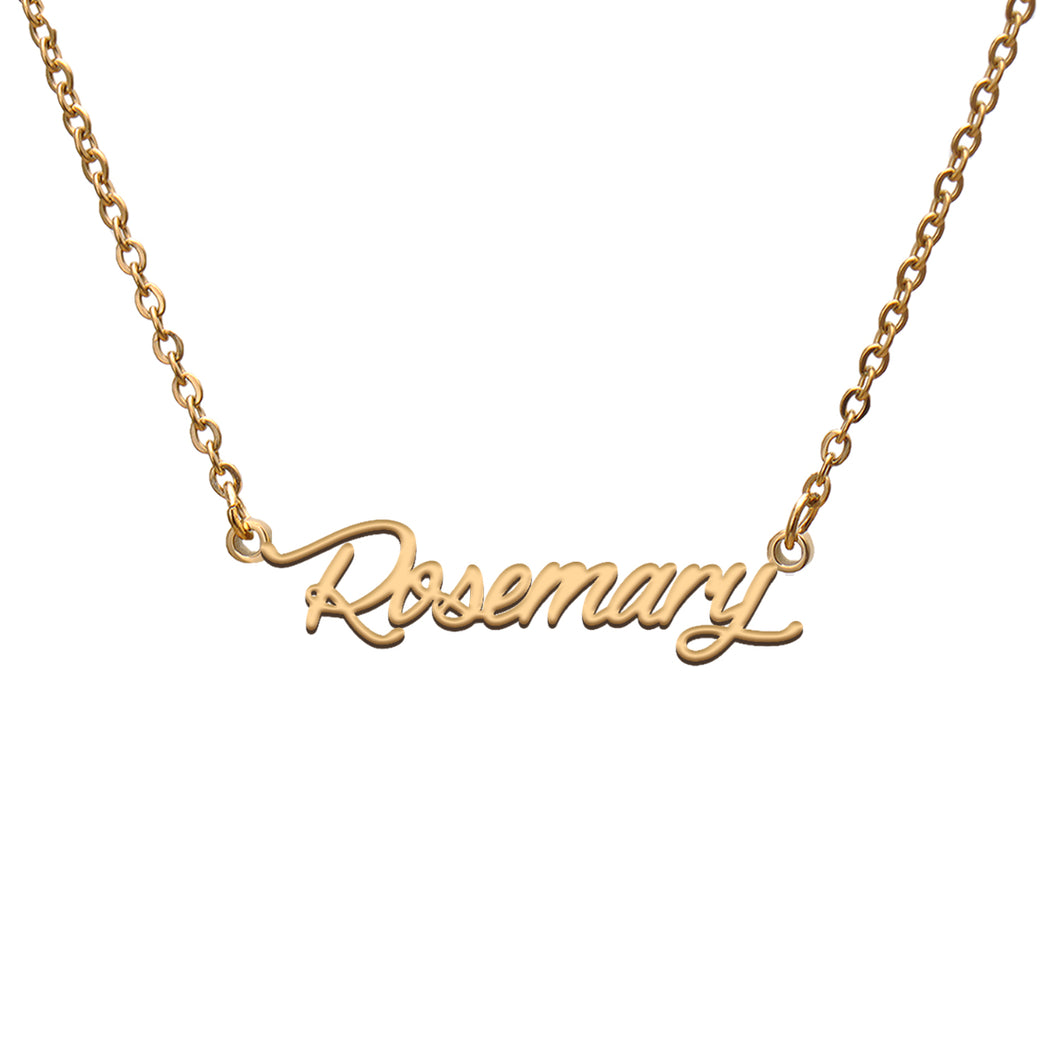 Rosemary Name Necklace