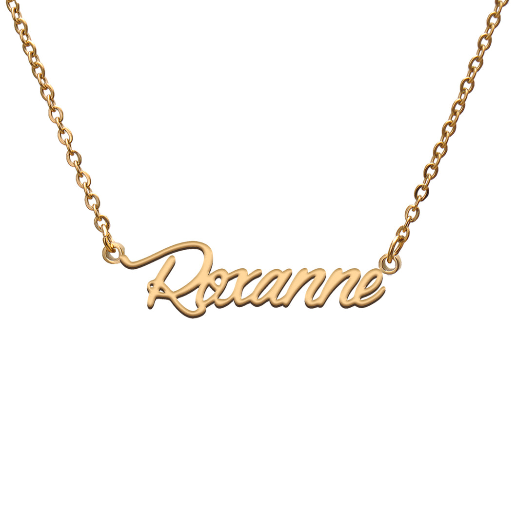 Roxanne Name Necklace